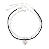 Hartje Choker - Zilver