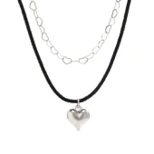Hartje Choker - Zilver