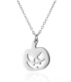 Pompoen Ketting - Zilver