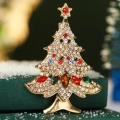 Kerstboom Broche - Goud