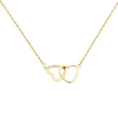 Dubbele Hartjes Ketting