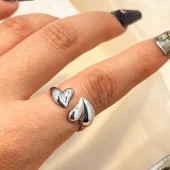 2 Hartje Ring - Zilver